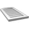 Ekena Millwork Arch Top Surface Mount PVC Gable Vent: Functional, w/ 2"W x 1-1/2"P Brickmould Frame, 14"W x 26"H GVPAR14X2602SF - alternate 4